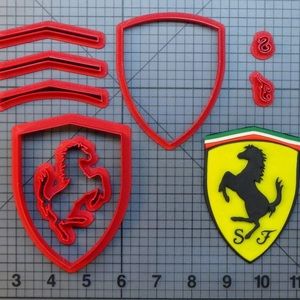 5.5 Ferrari Cookie Cutter